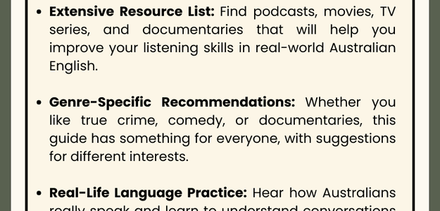 Improve Your Listening Skills with "Unlocking Australian English: A Free Listening Guide"