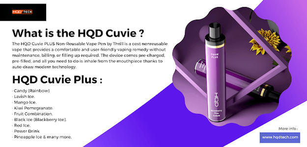 HQD Cuvie Plus Disposable Vape Pen at the Best Prices