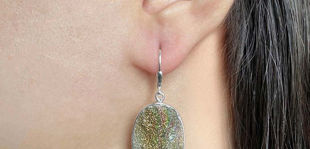 Magical Druzy Patterns: Spectropyrite Jewelry Line