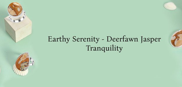 Deerfawn Jasper Tranquility: Nature's Art in Earthy Tones