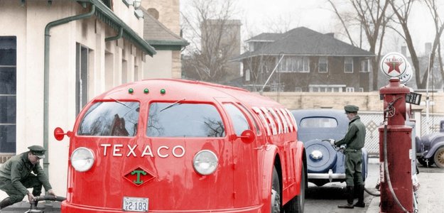 1934 Texaco Doodlebug Tanker.