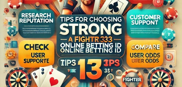 Tips for Choosing a Strong Fighter333 Online Betting ID