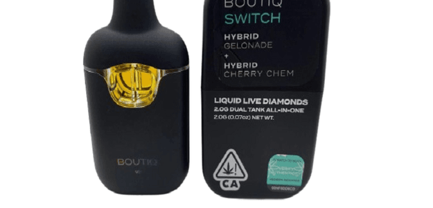 BOUTIQ Switch Liquid Live Diamonds Disposable Vape In Sukkur - 03001597100