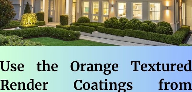 Textured Render Coatings In Orange | AdamPro rendering