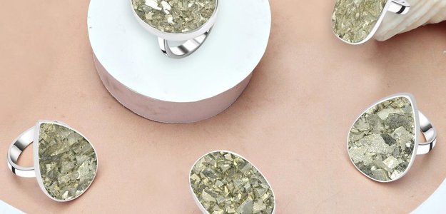 Pyrite Rings Buying Guide - Exploring Different Ring Options & Best Metal Settings