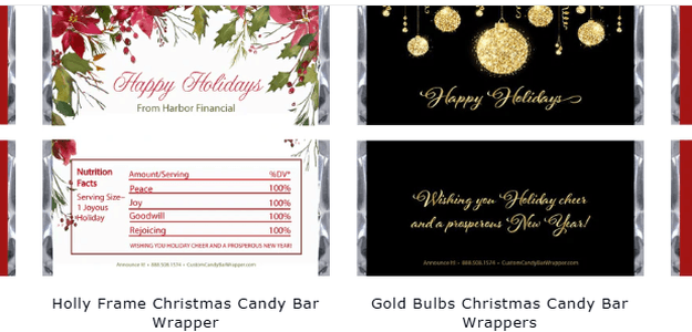 Christmas Candy Bar Wrappers: Add a Sweet Touch To The Holiday Season