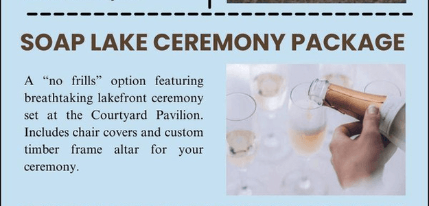 Lakeside Wedding Venue & Meeting Space - Soap Lake Resort