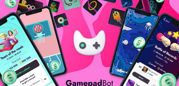 GamepadBot - мультинациональный игровой проект в сегменте мобильных Play2Learn2Earn