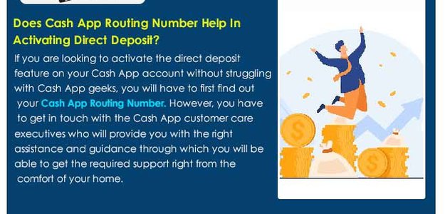 Does Cash App Routing Number Help In Activating Direct Deposit?