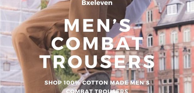 Shop 100% Cotton Made Men’s Combat & Cargo Trousers