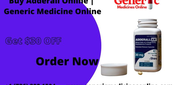 Buy Adderall Online with overnight delivery | Generic Medicine Online
