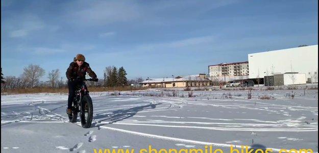 Shengmilo MX01 Electric Folding Snow Ebikes & Bicycle 1000 W for Men and Women