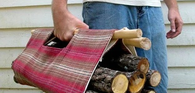 Переноски для дров — идеи по облегчению дачного быта