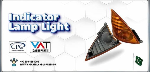 Indicator Light in VAT Brand Premium Quality for trucks and buses