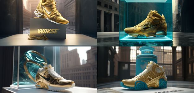 New collection Nike x Versace by Midjourney