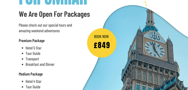 Best Packages for Umrah: Quality Services at Great Prices