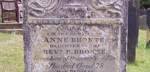 Anne Brontë died of tuberculosis while visiting Scarborough on 28th May 1849 and is buried at St Mary's church there ― Энн Бронте
