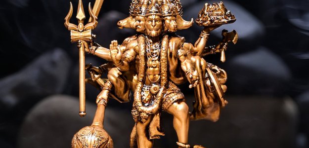 Buy Standing Panchmukhi Hanuman Car Dashboard Idol A Divine Companion for Your Journey