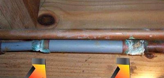 Polybutylene plumbing