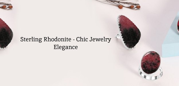 Elegant Simplicity: Sterling Rhodonite Jewelry for Effortless Elegance