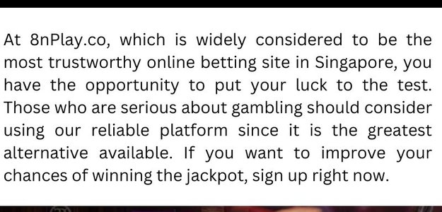 Online Betting Sg | 8nplay.co