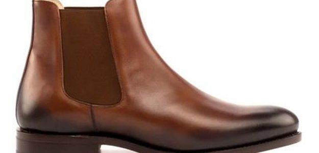 Men's Brown Leather Chelsea Boots - The Escobar by Idrese
