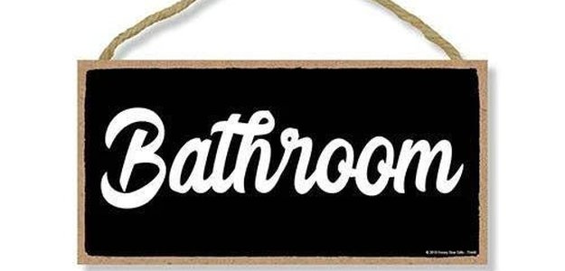 Charming and Stylish Bathroom Signs for Every Space!
