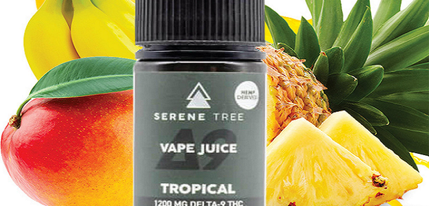 Serene Tree Delta-9 THC Green Apple Vape Juice 1200mg In Kamoke| 03001597100