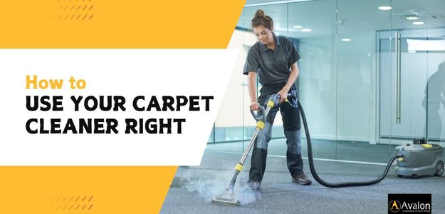 How to Use Your Carpet Cleaner Right