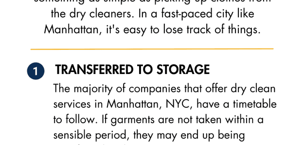 What Happens If You Don’t Pick Up Your Dry Cleaning?