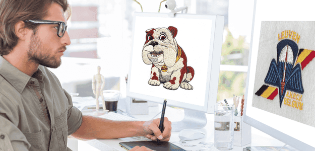 USA-Made Custom Digitizing from Sketch to Stitch