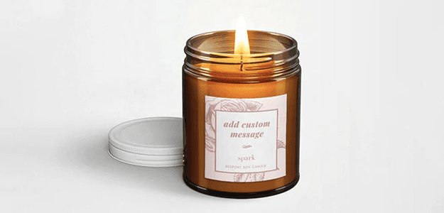 Custom candle labels | Weatherproof Labels For Candles