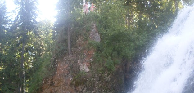 Пещерский водопад. Путешествуя по Кузбассу.