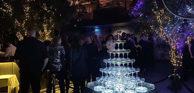 Corporate Chic: Champagne Towers in London’s Finest Venues