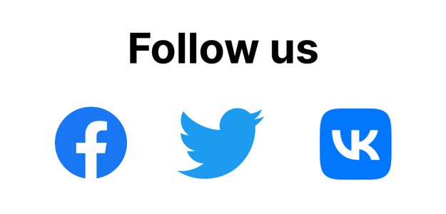 Follow us in social media (Twitter, Facebook, VK). Ask questions you want!