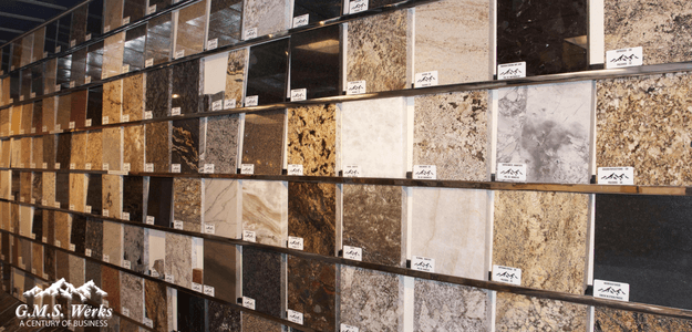 Large collection of Honed marble countertops