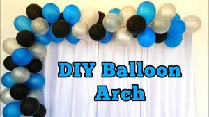 How to make balloon arch stand at home