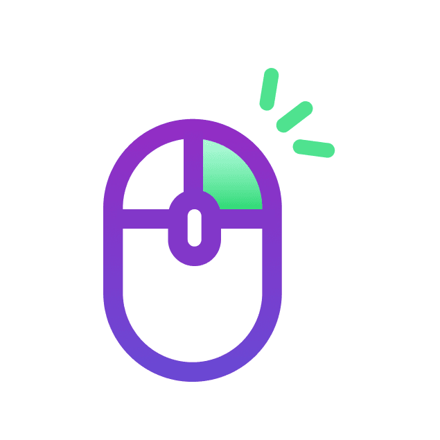 Right on the button. Right click. Right Mouse button icon. Opera enable right click. Hashtap.