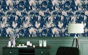 How To Brighten Up Your Home With Dark Blue Wallpaper